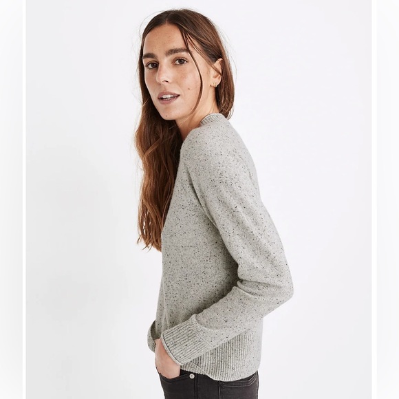Donegal cashmere roll-trim sweater from Madewell - Picture 2 of 12